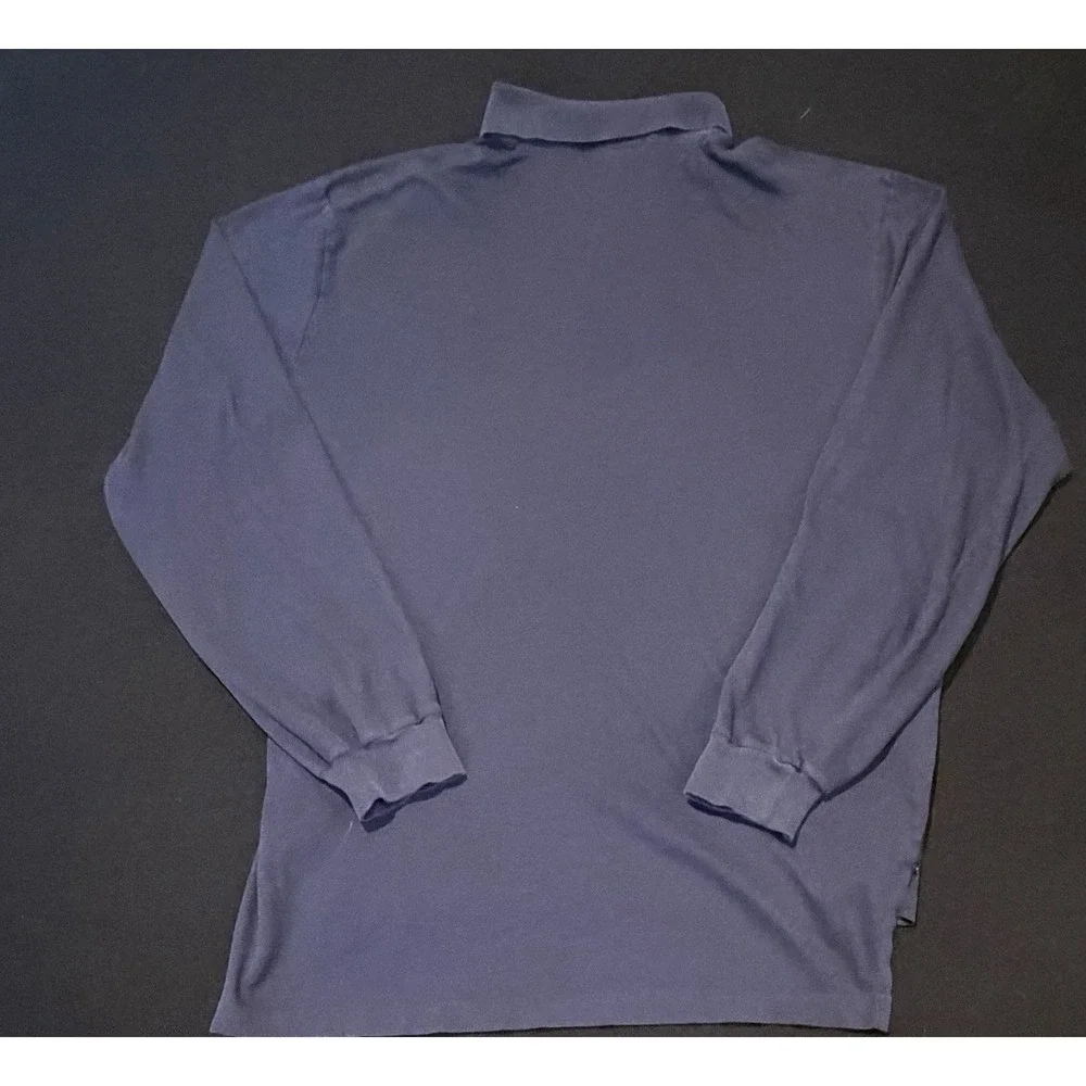Polo Ralph Lauren Vintage long sleeve Light Weight Blue Long Sleeve Mens Large